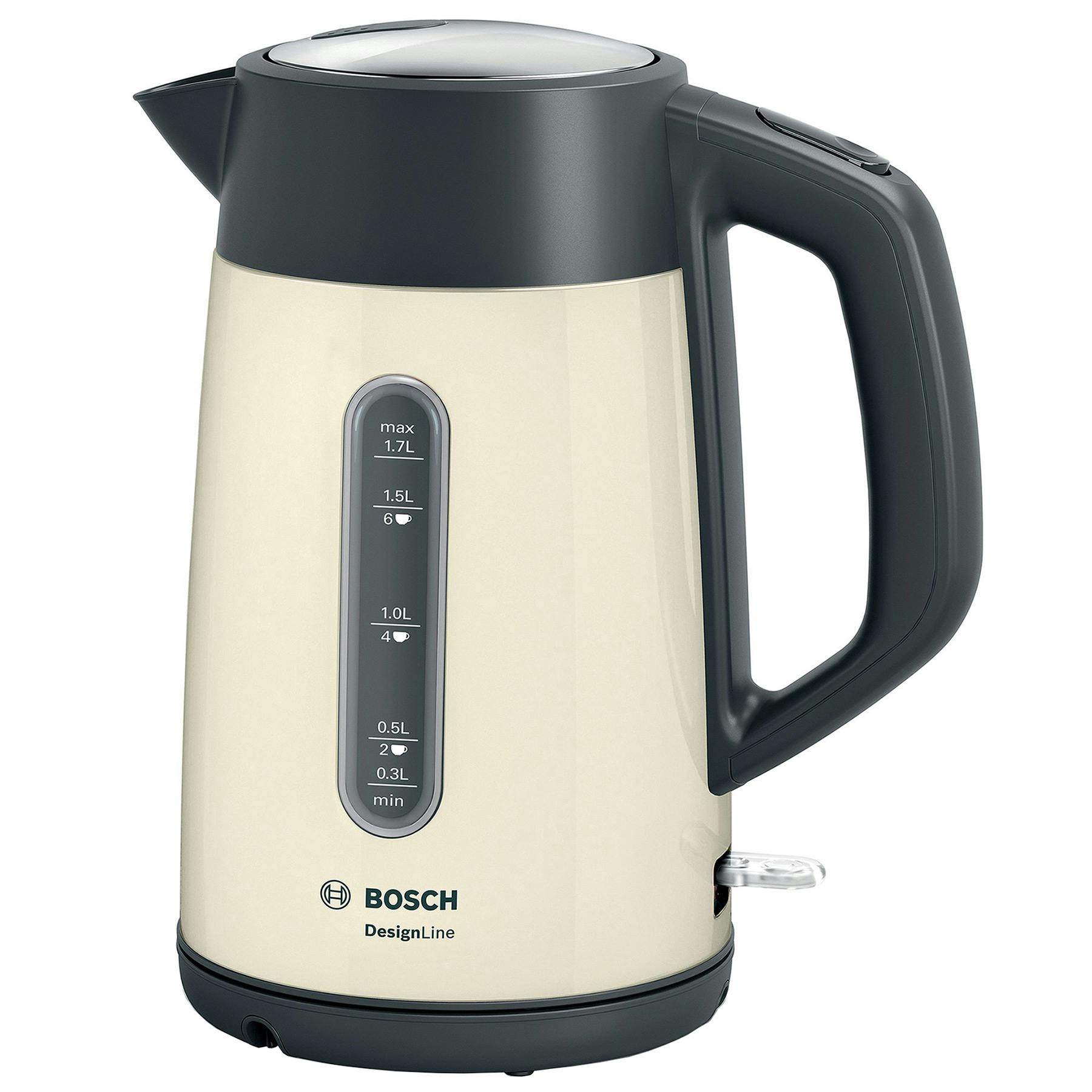 Bosch TWK4P437GB Cordless Traditional Kettle in Cream 1.7L