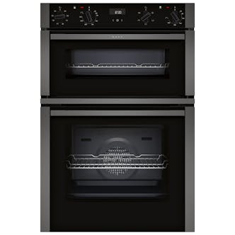 Neff U1ACE2HG0B N50 88cm Built In Electric Double Oven Black/Graphite