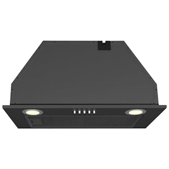 Culina UBSCAN52BK 52cm Canopy Extractor Hood in Black 3 Speed Fan