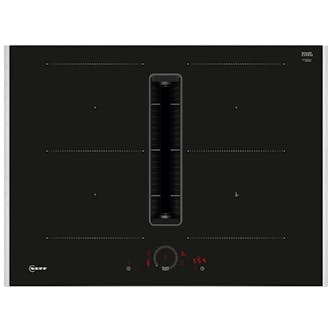 Neff V57THQ4L0 N70 70cm Induction Hob w. Integrated Ventilation Black