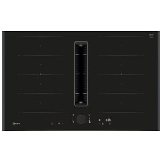 Neff V68AUX4C0 N90 80cm Induction Hob w. Integrated Ventilation Black