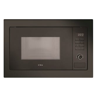 CDA VM131BL Built-In Microwave Oven in Black 900W 25 Litre