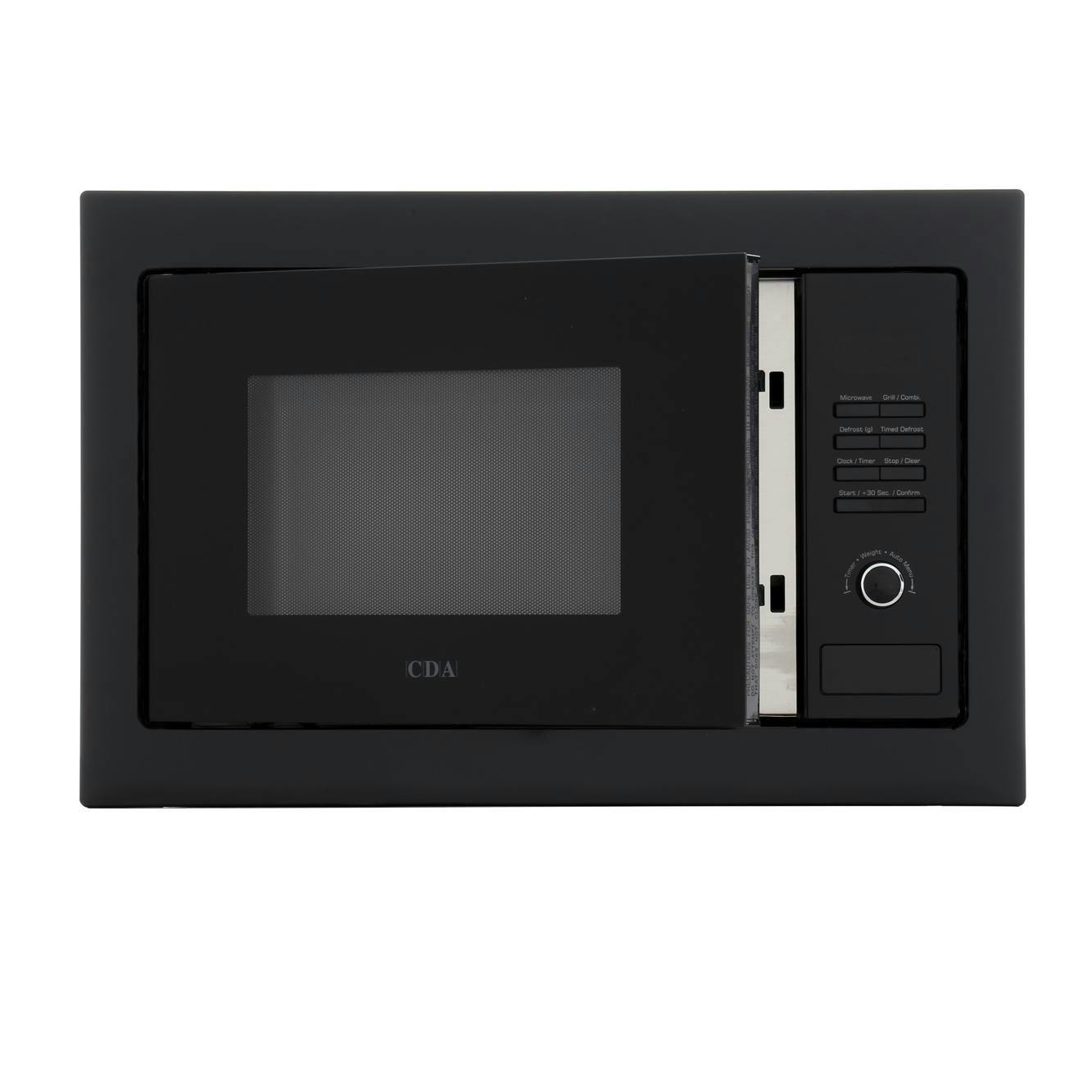 CDA VM230BL Builtin Microwave Oven & Grill in Black, 900W 25 Litre