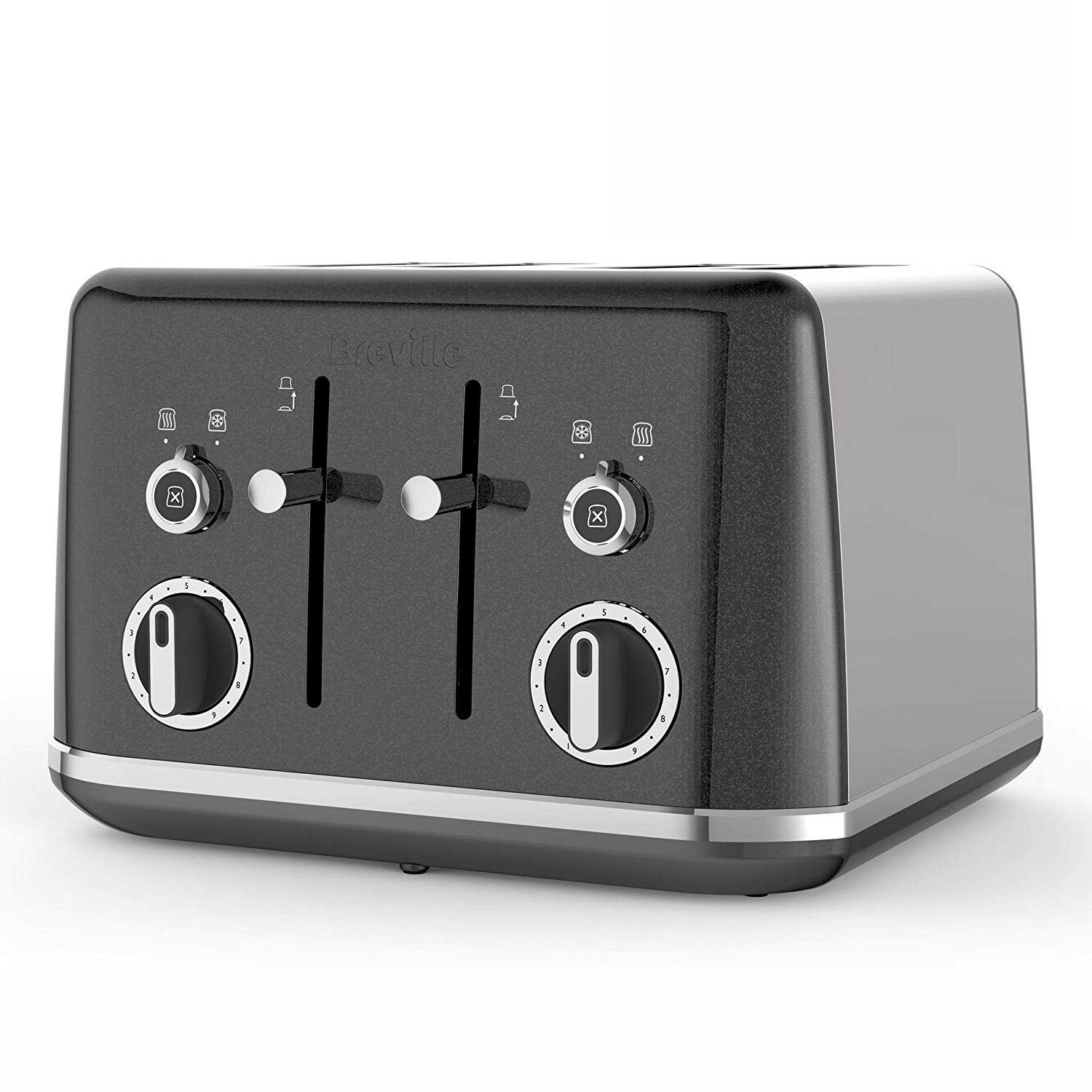 Breville VTT853 Lustra 4 Slice Toaster in Storm Grey