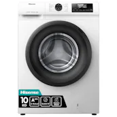 Hisense WF1Q1041BW 10kg 1400 Spin Washing Machine in White A Rated Jet Was