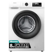 Hisense WF1Q8041BW 8kg 1400 Spin Washing Machine in White A Rated Auto Was