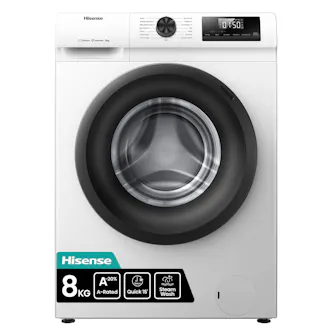 Hisense WF1Q8041BW 8kg 1400 Spin Washing Machine in White A Rated Auto Was