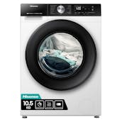 Hisense WF3S1043BW3 10.5kg 1400 Spin Washing Machine in White A Rated Conne