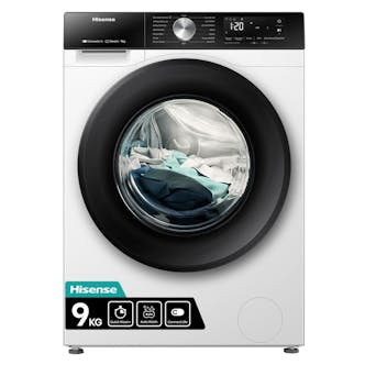 Hisense WF3S9043BW3 9kg 1400 Spin Washing Machine in White A Rated Connect