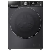 Hisense WF5S1245BB 12kg 1400 Spin Washing Machine in Black A Rated Connect