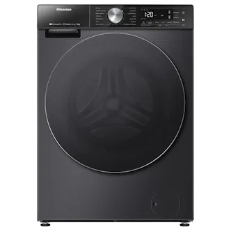 Hisense WF5S1245BB 12kg 1400 Spin Washing Machine in Black A Rated Connect