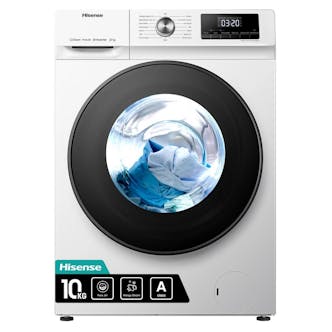 Hisense WFQA1014EVJM 10kg 1400 Spin Washing Machine in White A Rated Durable