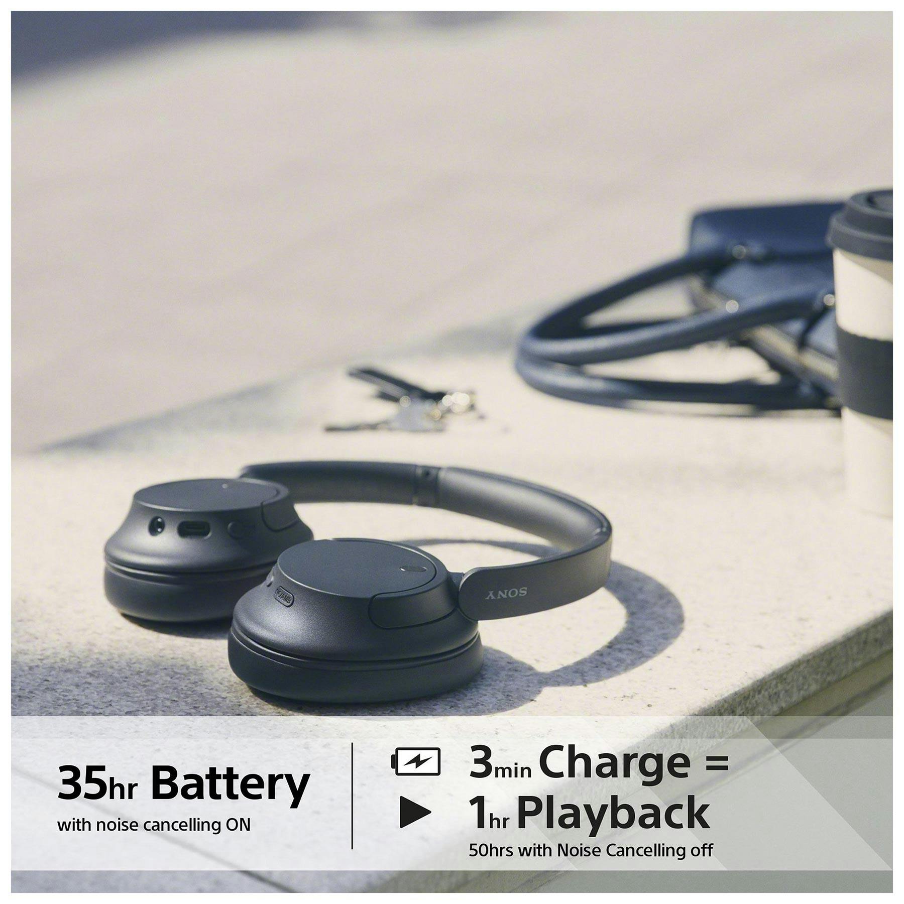 Sony WH-CH720NB Over Ear Wireless Noise Cancelling Headphones in Black
