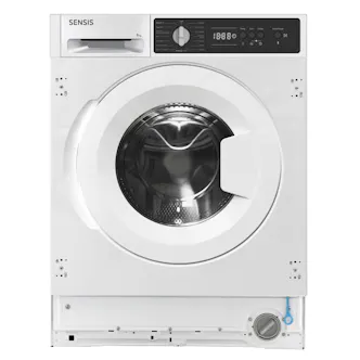 Sensis WMBI01814AW Integrated 8kg 1400 Spin Washing Machine A Rated Digita