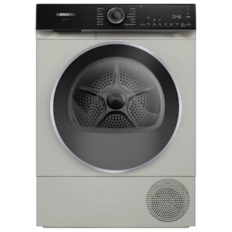 Siemens WQ46H2DXGB iQ500 9kg Heat Pump Condenser Dryer in Silver A+++ Rate