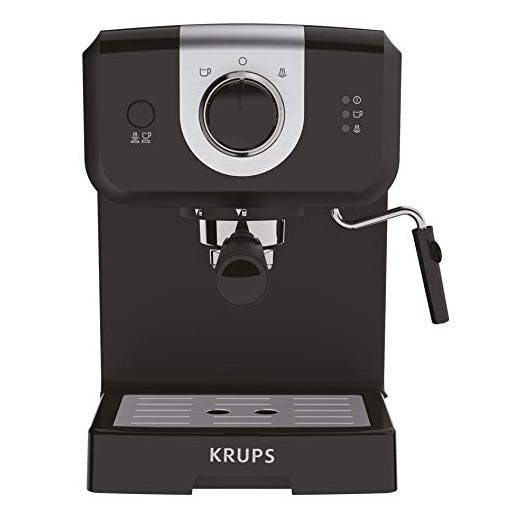 Krups XP320840 Espresso Coffee Machine in Black, 15 Bar Pump Pressure