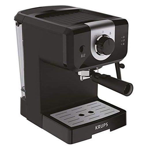 Krups XP320840 Espresso Coffee Machine in Black, 15 Bar Pump Pressure
