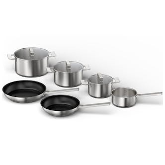 Neff Z9406SE0 6 Piece Induction Pot & Pan Set in Stainless Steel