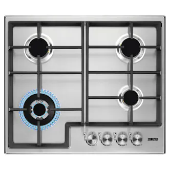 Zanussi ZGH66424XX 60cm Built In Gas Hob in Stainless Steel