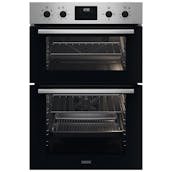 Zanussi ZKCXL3X1 60cm Built In Electric Double Oven in Stainless Steel
