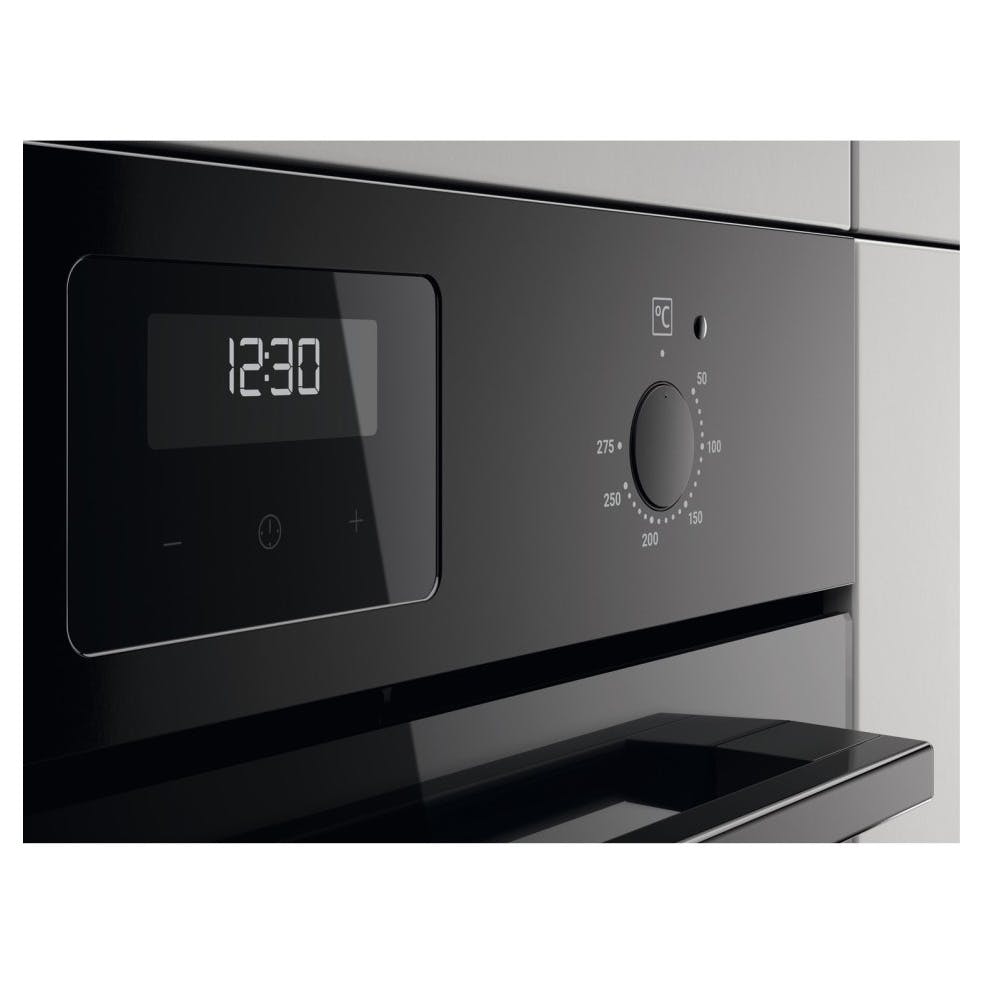 Zanussi ZOHNX3K1 Built-In Single Electric Oven in Black, 72L